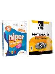 Marka Yayınları 2025 LGS Matematik Ders Notları ve Hiper 8.Sınıf Matematik Etkinlikli Soru 2 Kitap