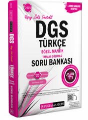 Pegem 2025 DGS Türkçe Sözel Mantık Soru Bankası Çözümlü Pegem Akademi Yayınları