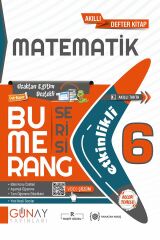 Günay Yayınları 6. Sınıf Matematik Etkinlikli Bumerang Serisi Akıllı Defter