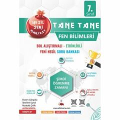 Nartest Yayınları 7. Sınıf Yeşil Tane Tane Fen Bilimleri Soru Bankası