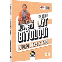 F10 Yayınları AYT Biyoloji Dilek Hocayla 50 Günde Video Ders Kitabı