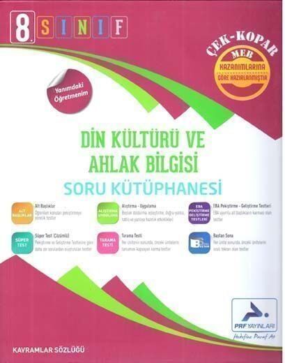 PRF Yayınları 8. Sınıf Din Kültürü ve Ahlak Bilgisi Soru Kütüphanesi