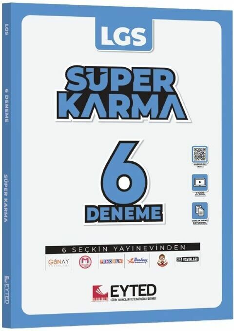 Eyted 8. Sınıf LGS Süper Karma 6 Deneme Eyted Yayınları