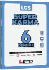 Eyted 8. Sınıf LGS Süper Karma 6 Deneme Eyted Yayınları