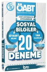 İnka Uzem 2025 ÖABT MEB-AGS Sosyal Bilgiler Öğretmenliği Siyaset Bilimi, Yan Dallar 20 Deneme Çözümlü İnka Uzem