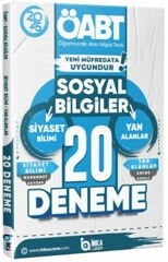 İnka Uzem 2025 ÖABT MEB-AGS Sosyal Bilgiler Öğretmenliği Siyaset Bilimi, Yan Dallar 20 Deneme Çözümlü İnka Uzem