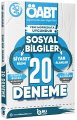 İnka Uzem 2025 ÖABT MEB-AGS Sosyal Bilgiler Öğretmenliği Siyaset Bilimi, Yan Dallar 20 Deneme Çözümlü İnka Uzem