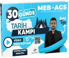 Dizgi Kitap 2025 MEB AGS 30 Günde Tarih Kampı Çıkmış Soru Analizli Video Ders Notları