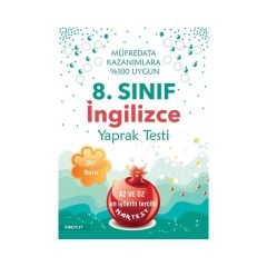 Nartest Yayınları 8. Sınıf İngilizce Yaprak Testi - Yeni Müfredat