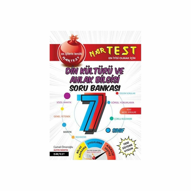 Nartest Yayınları 7. Sınıf Süper Zeka Din Kültürü Soru Bankası (Mavi Seri İle Aynı Kitap)