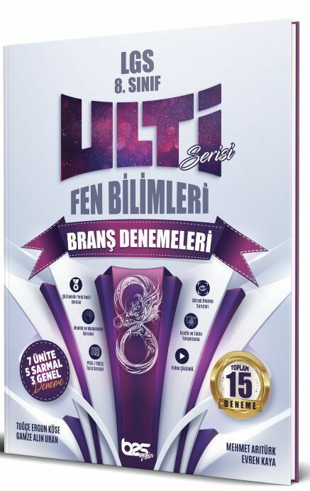 Bes Yayınları 8. Sınıf Fen Bilimleri Ulti Serisi Denemeleri