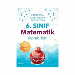 Nartest Yayınları 6. Sınıf Matematik Yaprak Testi - Yeni Müfredat