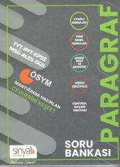 Sinyal Yayınları TYT AYT KPSS MSÜ ALES DGS Paragraf Soru Bankası