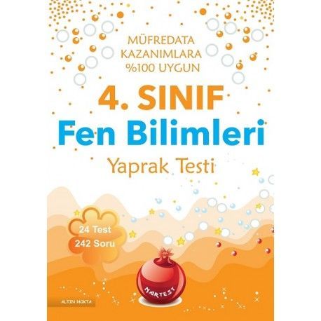 Nartest Yayınları 4. Sınıf Fen Bilimleri Yaprak Test