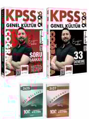Yargı 2026 KPSS Coğrafya Soru Bankası + 33 Deneme 2 li Set Anla Kazan Deneme