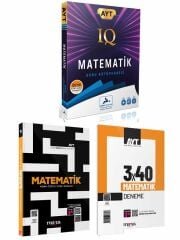 Marka Yayınları AYT Matematik Soru + 3x40 Deneme ve Paraf AYT IQ Matematik Soru 3 lü Set