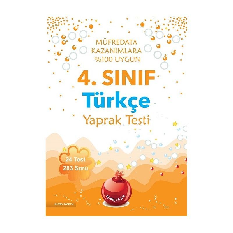 Nartest Yayınları 4. Sınıf Türkçe Yaprak Test