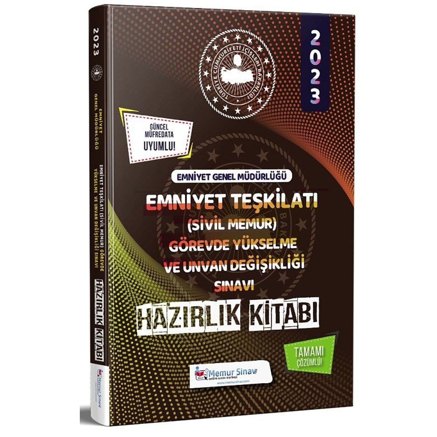 Memur Sınav 2023 GYS Emniyet Genel Müdürlüğü Sivil Memur Konu Anlatımlı Hazırlık Kitabı Görevde Yükselme