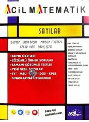 Acil TYT Acil Matematik Sayılar Acil Yayınları