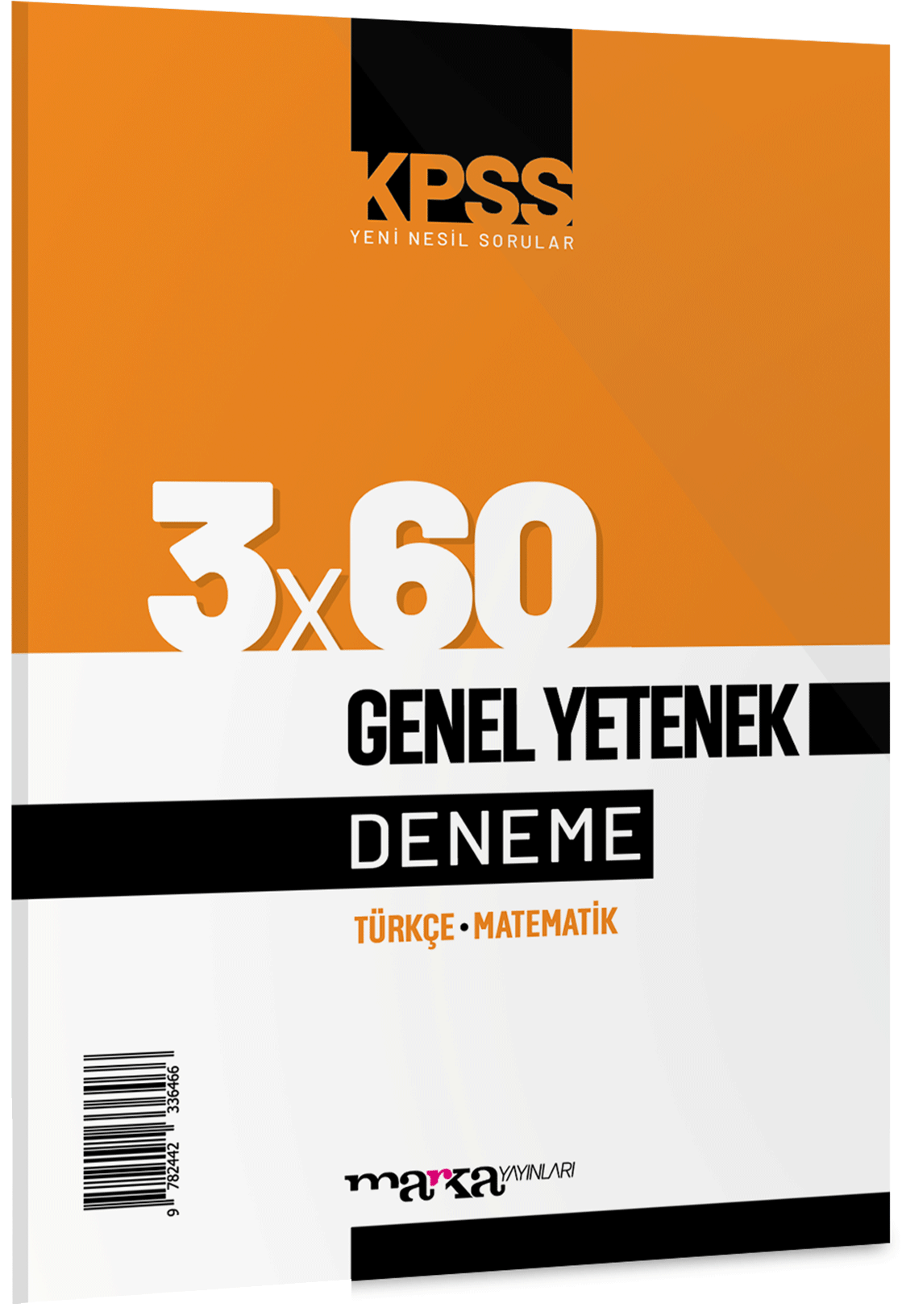 Marka 2025 KPSS Genel Yetenek Türkçe-Matematik 3x60 Deneme Marka Yayınları