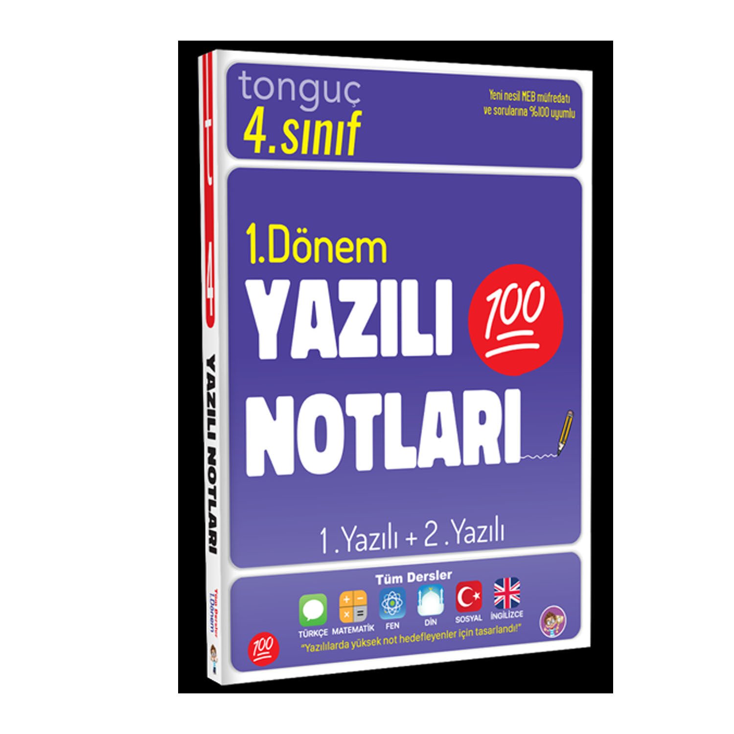 Tonguç 4. Sınıf Tüm Dersler 1. Dönem 1. Yazılı ve 2. Yazılı Notları