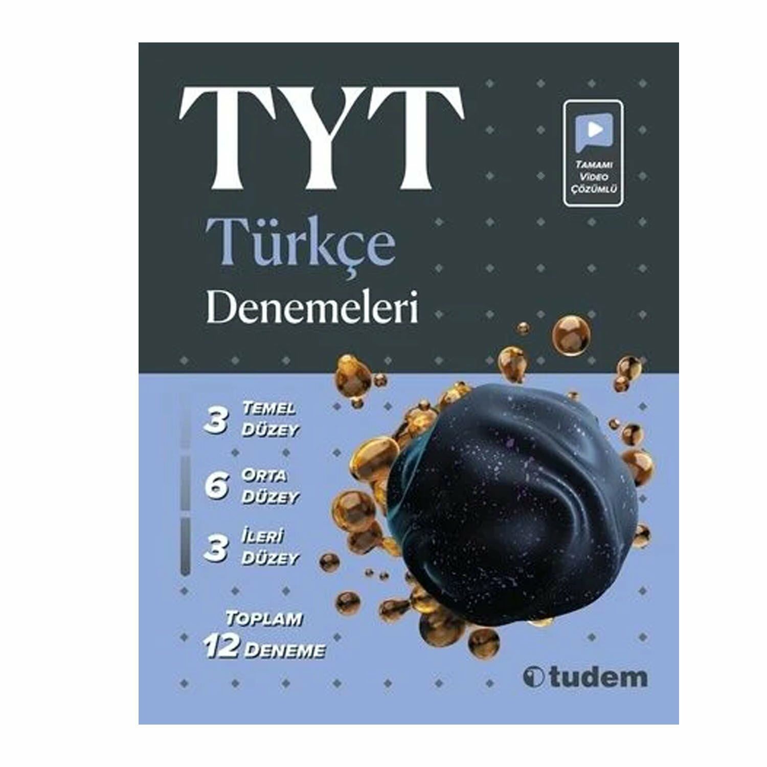 Tudem YKS TYT Türkçe 12 Deneme Video Çözümlü