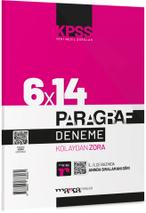 Marka 2025 KPSS Paragraf 6x14 Kolaydan Zora Deneme Video Çözümlü Marka Yayınları