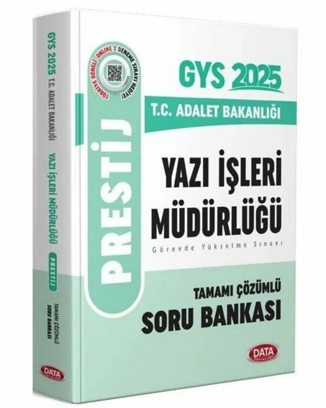 Data 2025 GYS Adalet Bakanlığı Yazı İşleri Müdürlüğü Prestij Soru Bankası Çözümlü Data Yayınları