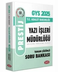 Data 2025 GYS Adalet Bakanlığı Yazı İşleri Müdürlüğü Prestij Soru Bankası Çözümlü Data Yayınları