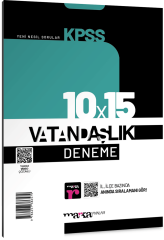 Marka 2025 KPSS Vatandaşlık 10x15 Deneme Video Çözümlü Marka Yayınları