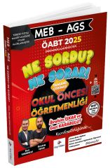 Dizgi Kitap 2025 ÖABT MEB-AGS Okul Öncesi Öğretmenliği Ne Sordu Ne Sorar Soru Bankası Dizgi Kitap