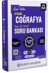 Öğreti 2025 KPSS Coğrafya Efsane Soru Bankası Çözümlü Öğreti Akademi