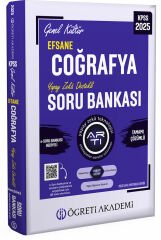 Öğreti 2025 KPSS Coğrafya Efsane Soru Bankası Çözümlü Öğreti Akademi