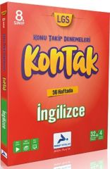 Paraf Yayınları 8. Sınıf İngilizce Kontak Konu Takip Denemeleri