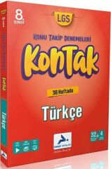 Paraf Yayınları 8. Sınıf Türkçe Kontak Konu Takip Denemeleri