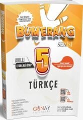 Günay Yayınları 5. Sınıf Türkçe Bumerang Etkinlikli Akıllı Defter Kitap