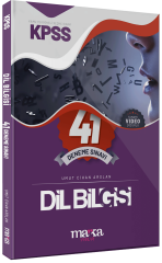 Marka 2025 KPSS Dil Bilgisi 41 Deneme Video Çözümlü Marka Yayınları