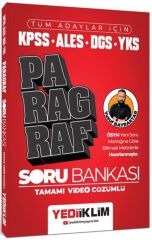 Yediiklim KPSS ALES DGS YKS Paragraf Soru Bankası Video Çözümlü Yediiklim Yayınları
