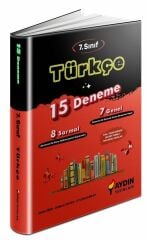 Aydın Yayınları 7. Sınıf Türkçe 15 Deneme