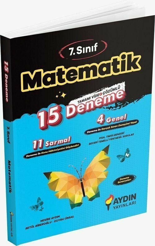 Aydın Yayınları 7. Sınıf Matematik 15 Deneme