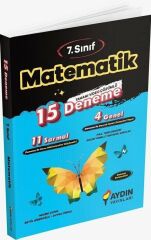 Aydın Yayınları 7. Sınıf Matematik 15 Deneme