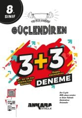 Ankara Yayınevi 8. Sınıf Güçlendiren 3+3 Deneme Ankara Yayınevi