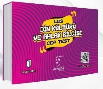 Karekök Yayınları 8. Sınıf LGS Din Kültürü ve Ahlak Bilgisi Cep Test