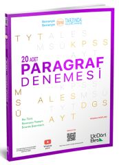 Üç Dört Beş YKS TYT AYT KPSS ALES DGS MSÜ Paragraf 20 Deneme - Müslüm Kaplan Üç Dört Beş Yayınları