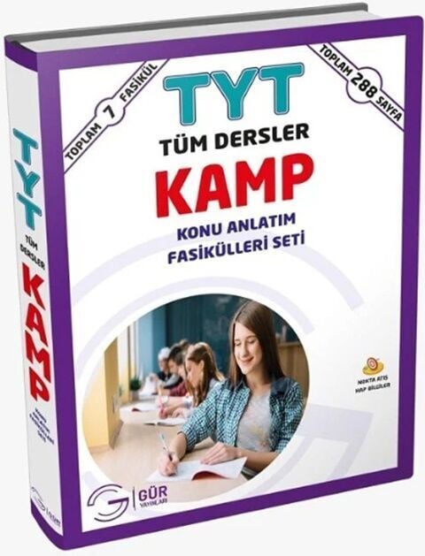 Gür Yayınları TYT Tüm Dersler Konu Anlatım Fasikülleri Kamp Seti