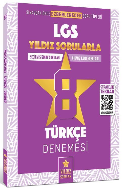 Yıldız Sorular 8. Sınıf LGS Türkçe 8 Deneme