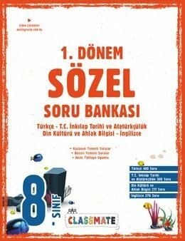Okyanus 8. Sınıf Sözel 1. Dönem Classmate Soru Bankası Okyanus Yayınları