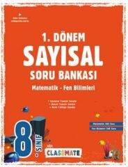 Okyanus 8. Sınıf Sayısal 1. Dönem Classmate Soru Bankası Okyanus Yayınları