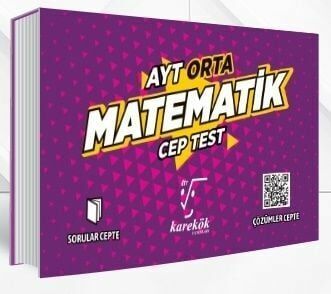 Karekök Yayınları AYT Matematik Orta Cep Test