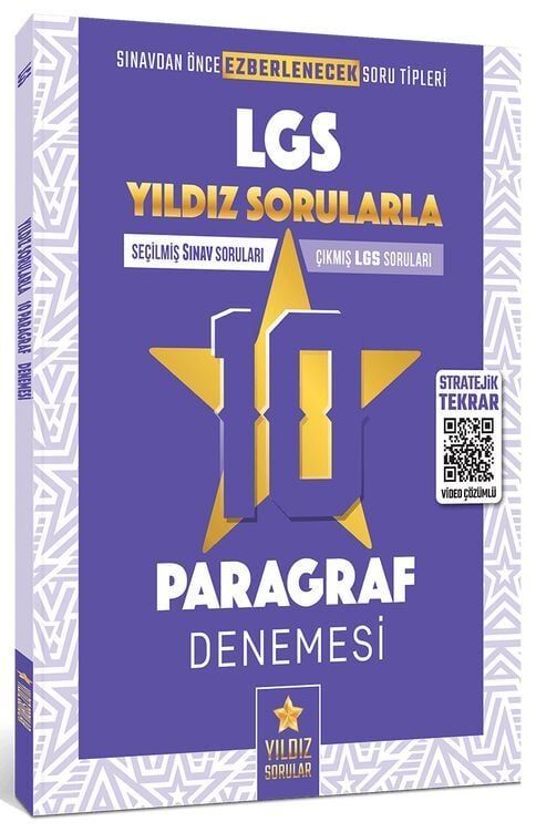 Yıldız Sorular 8. Sınıf LGS Paragraf 10 Deneme
